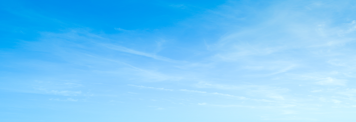 Image of a blue sky with white clouds